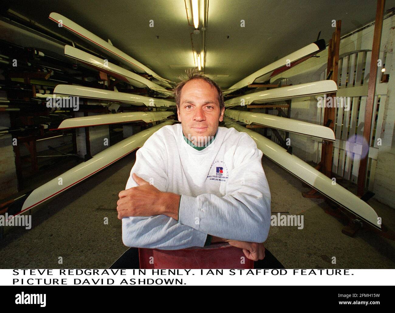 Steven Redgrave British World and Olympic rowing champion Stock Photo