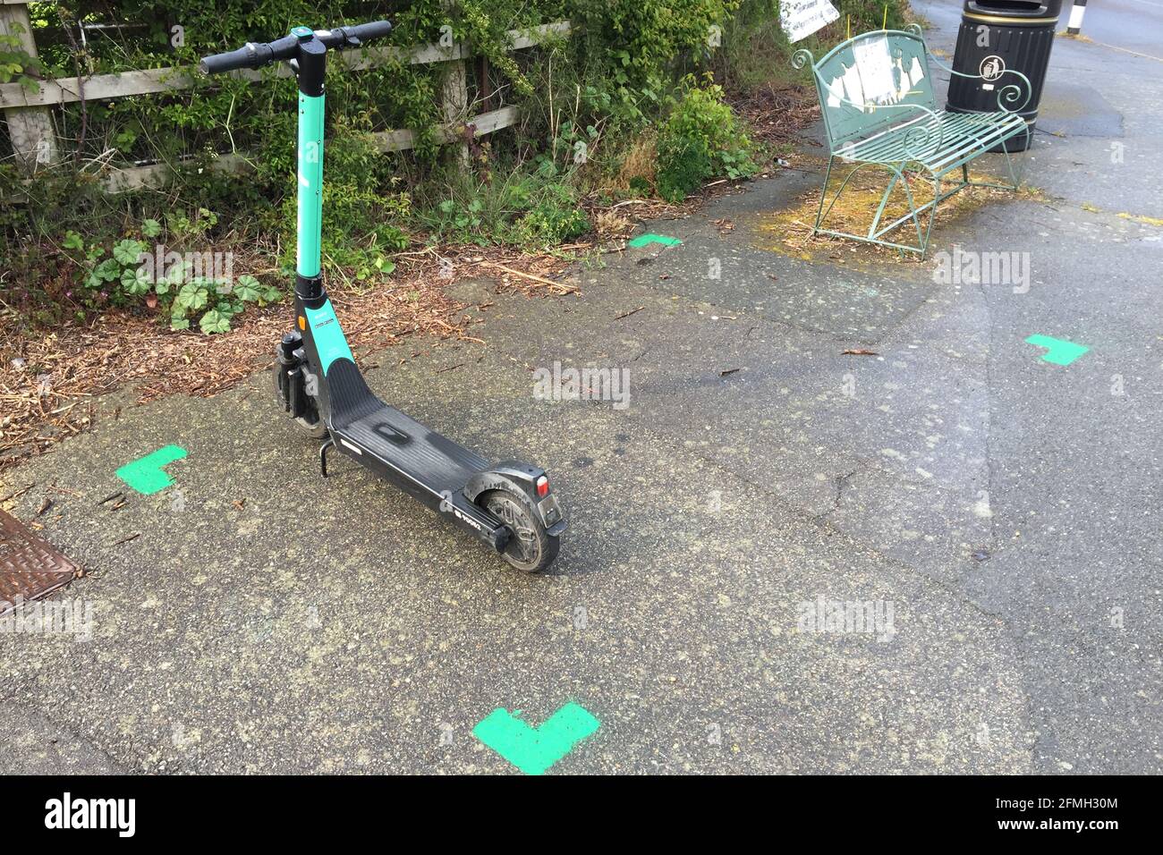 Isle of wight e scooter hires stock photography and images Alamy