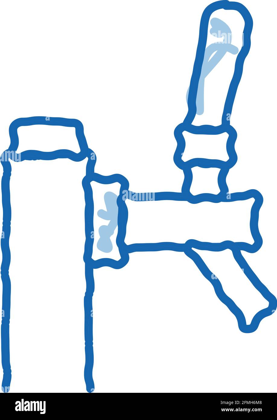 Bar Beer Faucet doodle icon hand drawn illustration Stock Vector Image