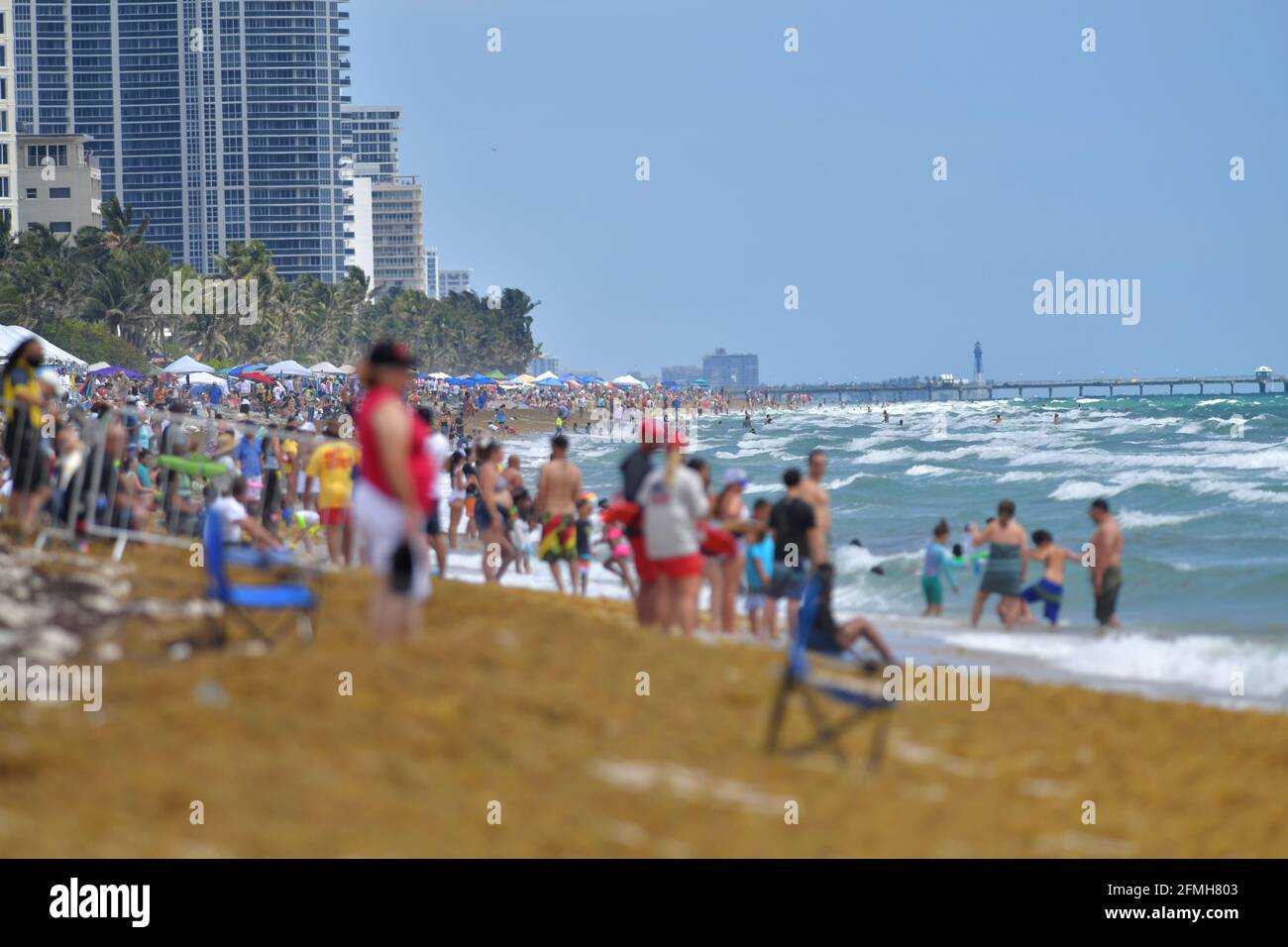 BROWARD COUNTRY, FL - MAY 09: (No sales New York Post) Atmosphere performs at the 2021 Florida Air Show on May 9, 2021 on the Beach in Broward County, Florida People: Atmosphere Credit: Storms Media Group/Alamy Live News Stock Photo