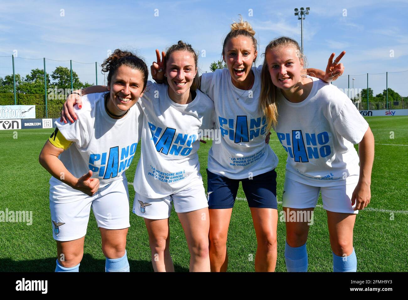 Rome, Italy. 09th May, 2021. S.S. Lazio Women - Roma CF 2-1 © Domenico  CippitelliLazio keeps its promise, first of all to itself. Carolina  Morace's team conquered the promotion to Serie A