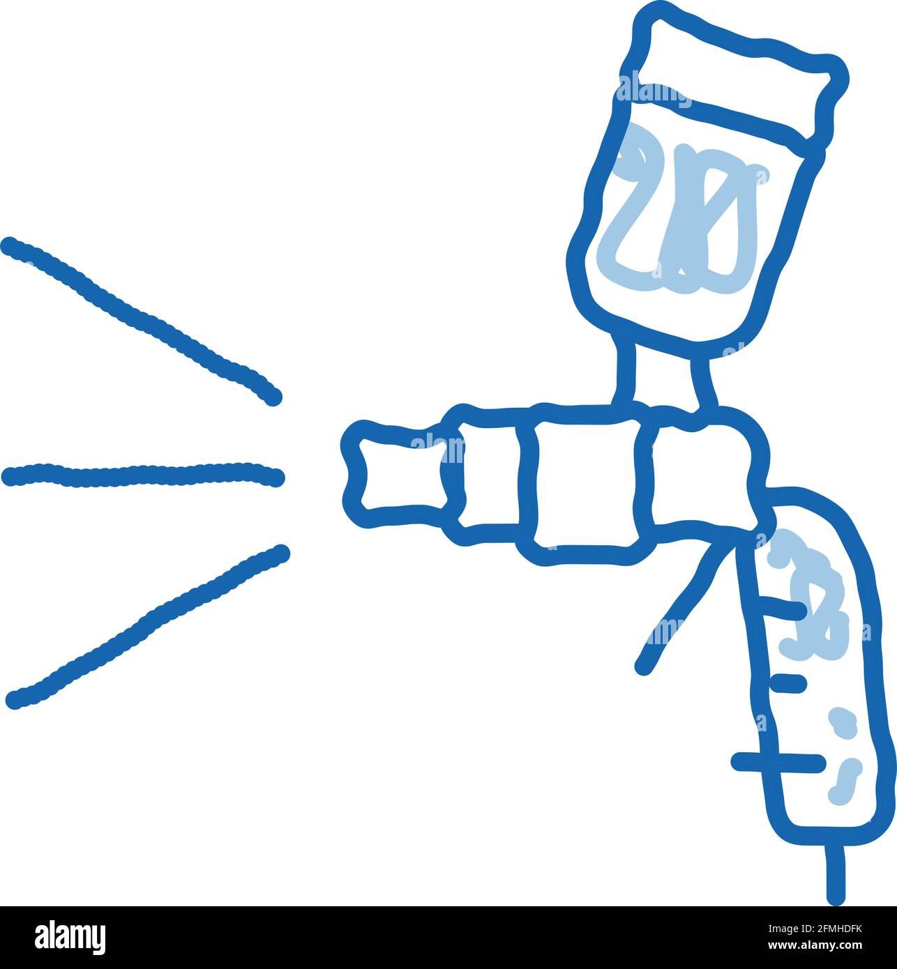 Paint Spray Tool doodle icon hand drawn illustration Stock Vector Image