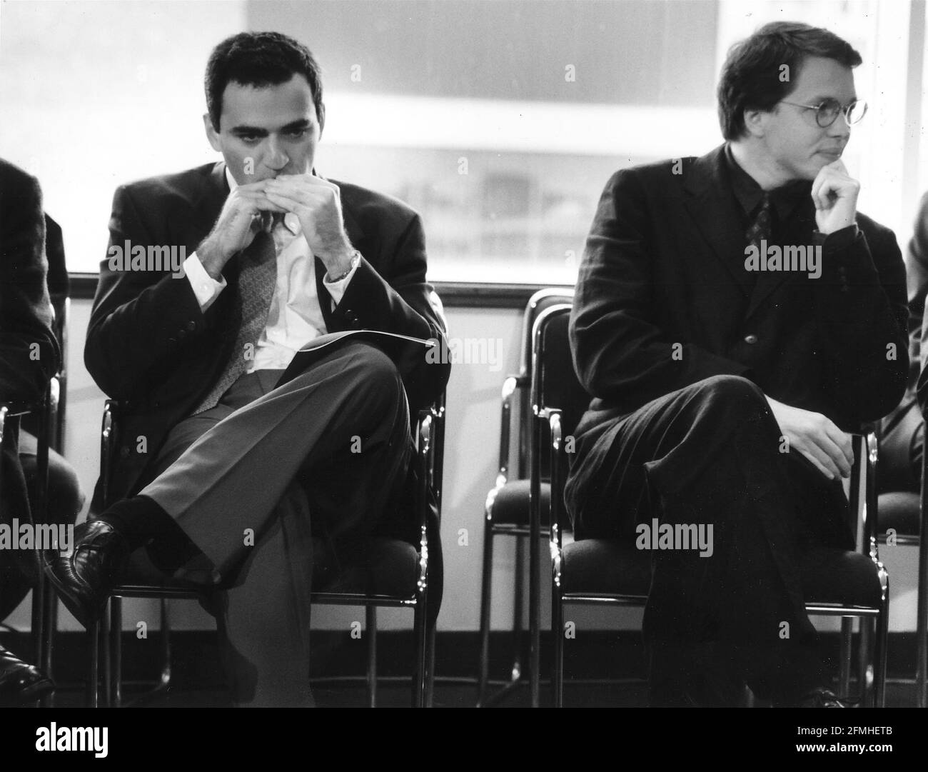 Gary Kasparov at world chess grand prix epd Stock Photo