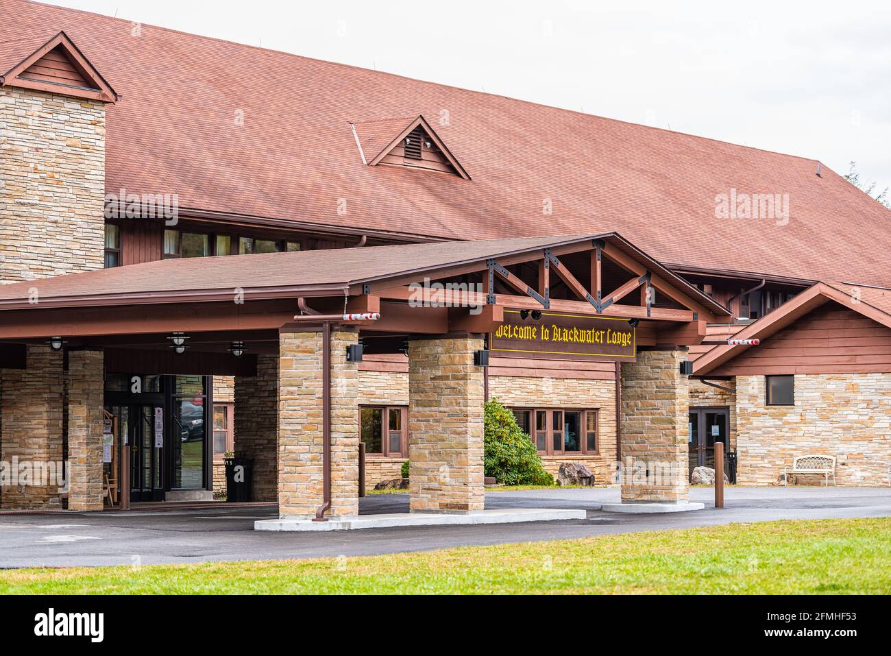 Davis, USA October 5, 2020 West Virginia Blackwater Falls State park