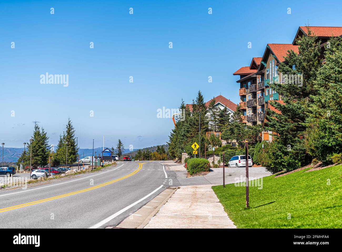 Picture of Modern ski apartment exterior hi-res stock photography and images - Alamy