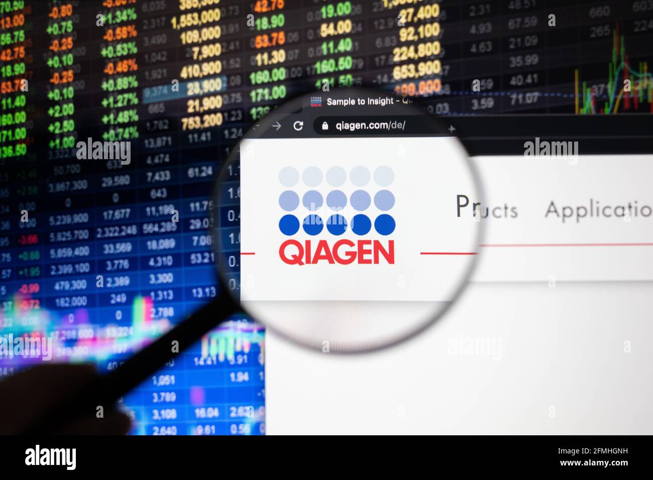 Qiagen logo hi-res stock photography and images - Alamy