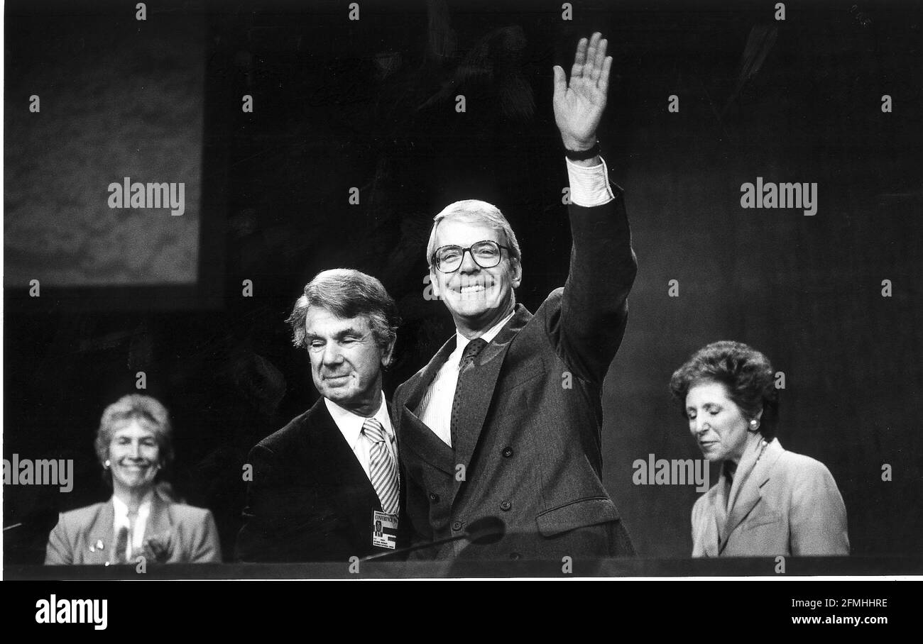 John Major at start of Tory Conference '94 Stock Photo