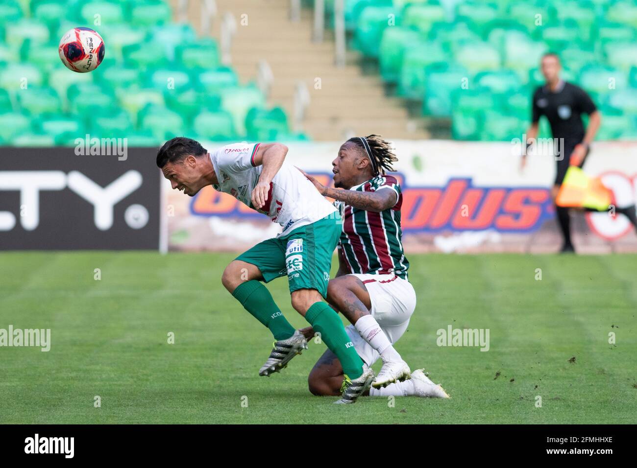 Rio, Brazil - may 9, 2021: Abel Hernandez player in match between Fluminense vs Portuguesa by Carioca Championship in Maracana Stadium Stock Photo