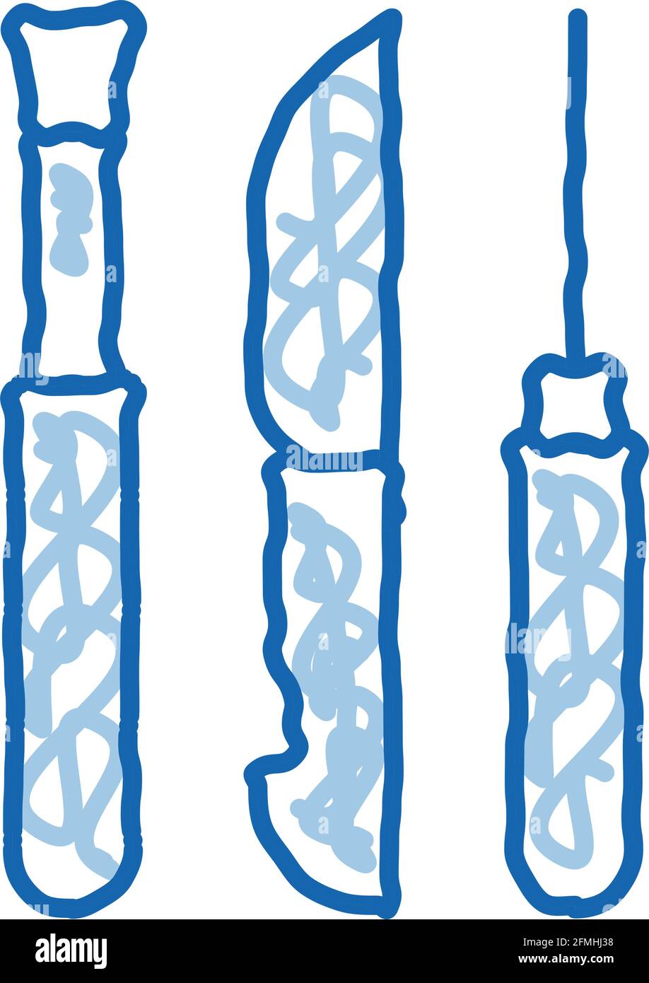 pottery tools doodle icon hand drawn illustration Stock Vector Image