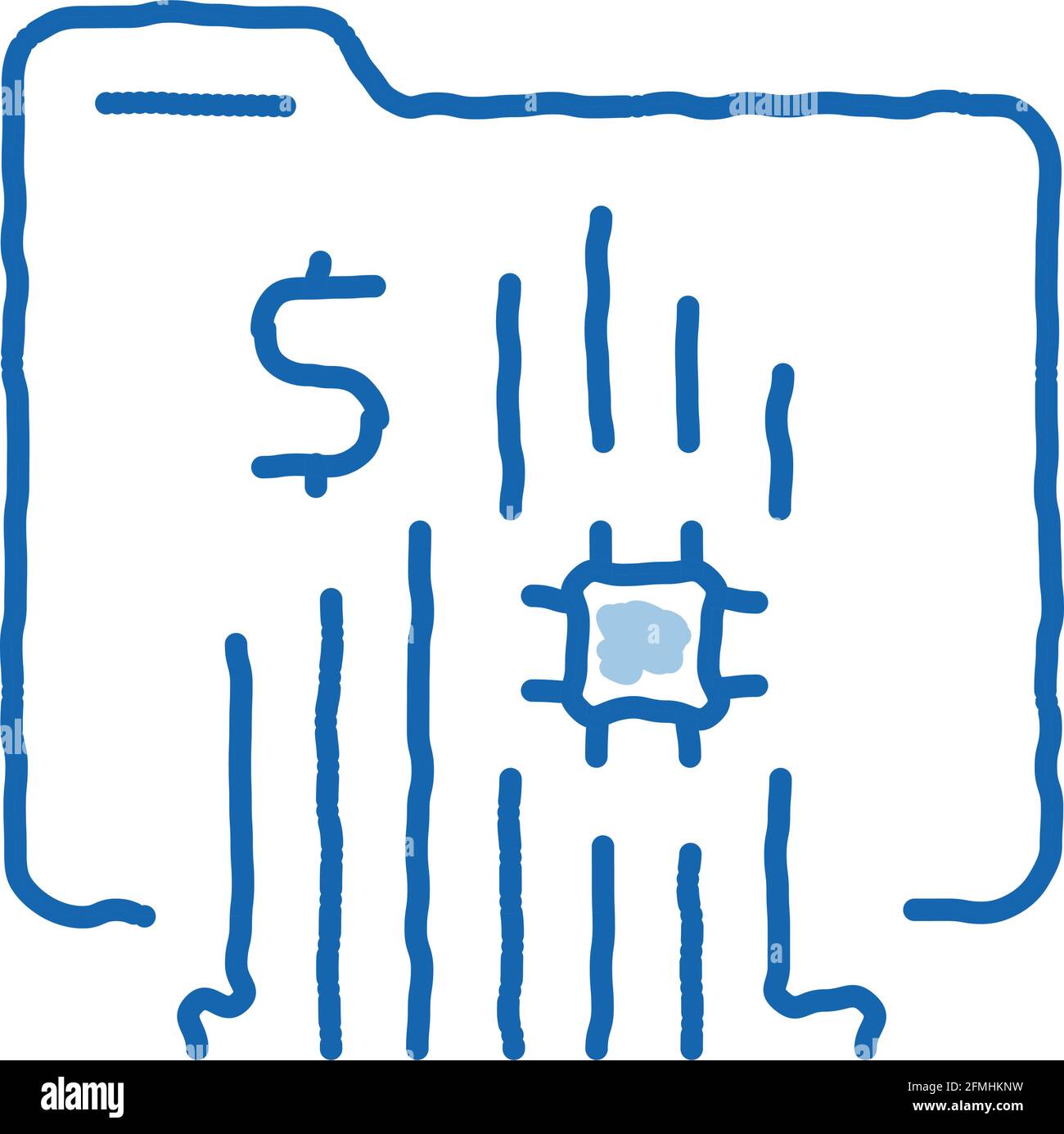 memory card doodle icon hand drawn illustration Stock Vector Image ...