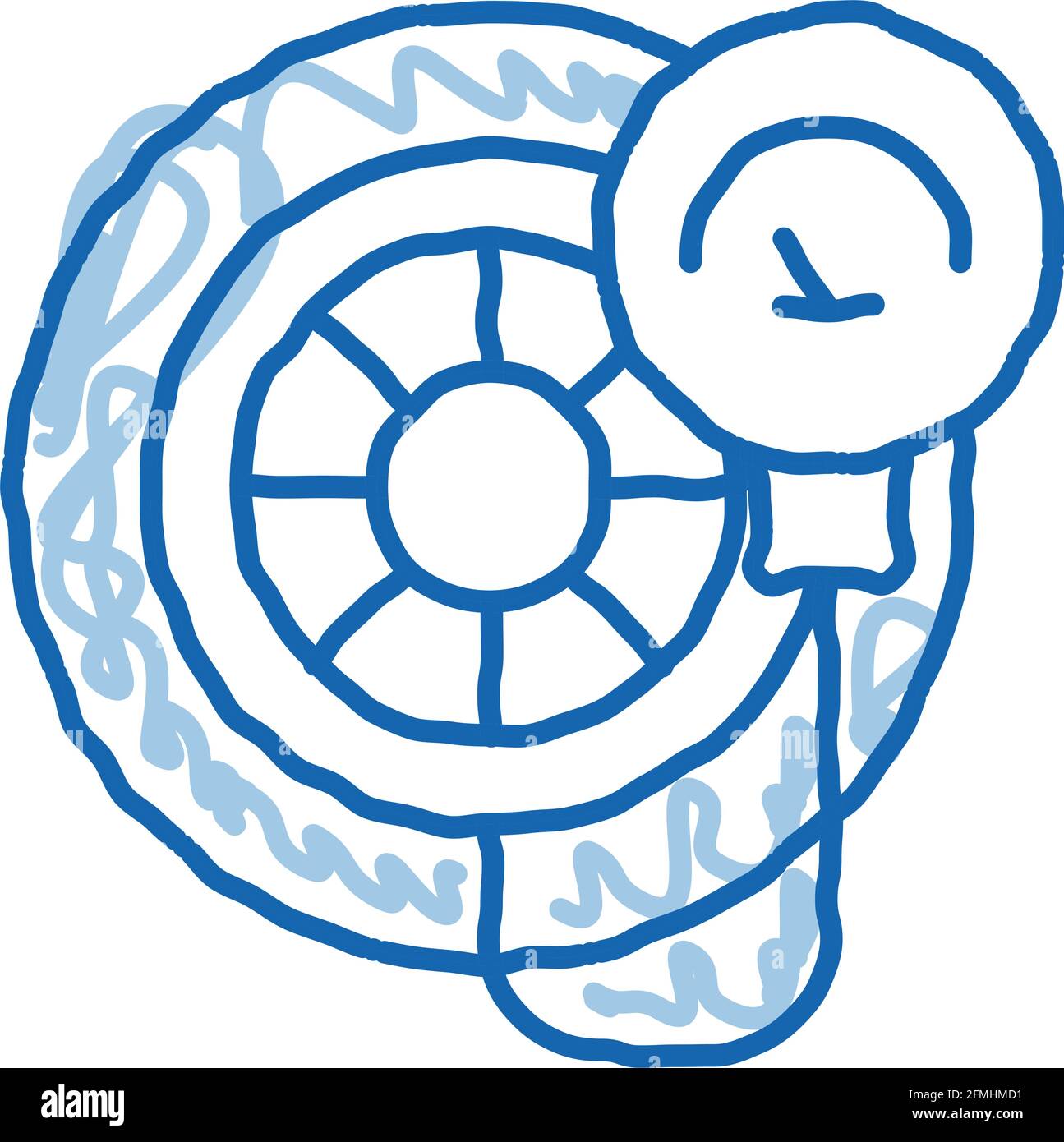 tire inflation doodle icon hand drawn illustration Stock Vector Image & Art Alamy