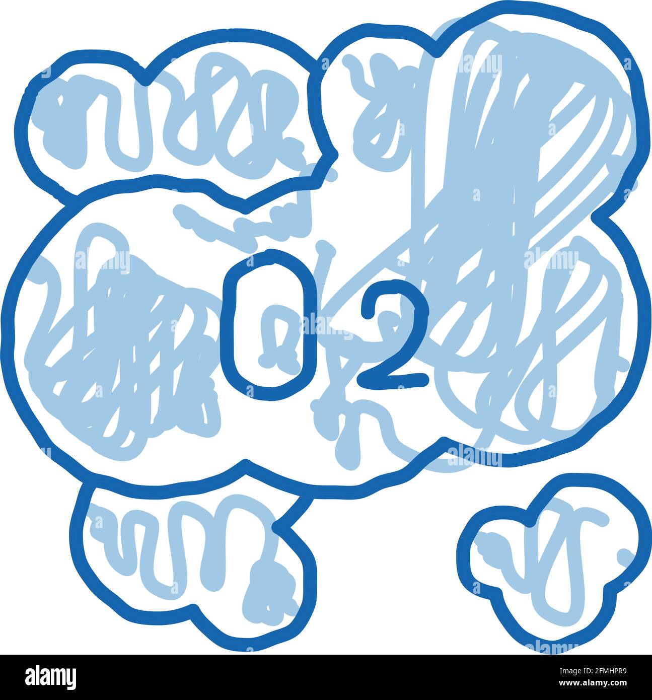 smoke from fire doodle icon hand drawn illustration Stock Vector Image ...