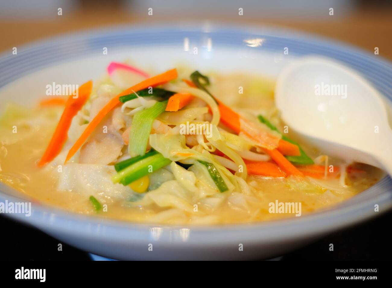 A Big Bowl of Japanese Noodles (Champon noodles Stock Photo Alamy