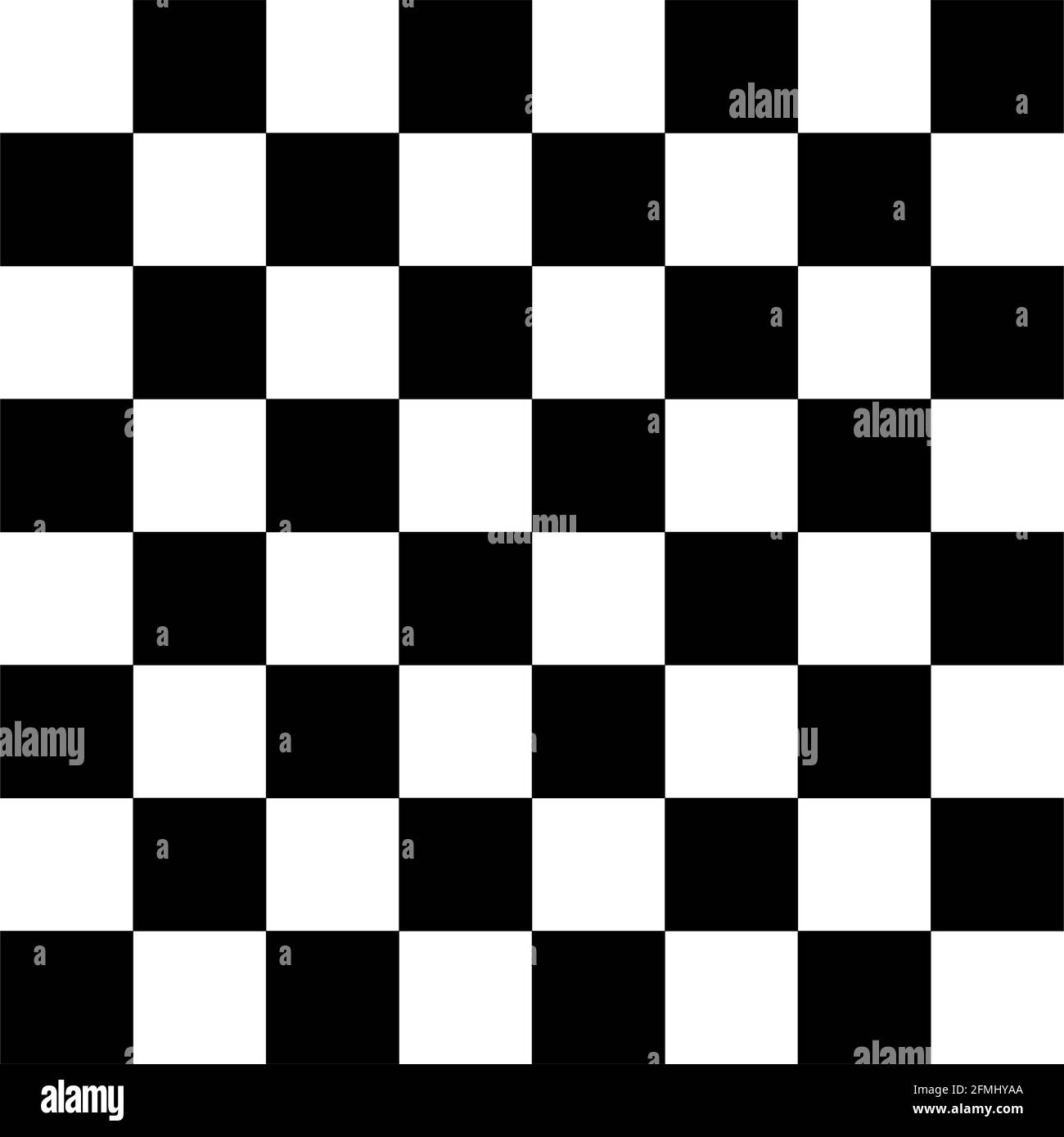 CHESSBOARD AND CHECKERBOARD BLACK AND WHITE SQUARES Stock Vector