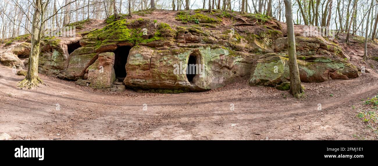 Daneilshöhle im Huy Stock Photo