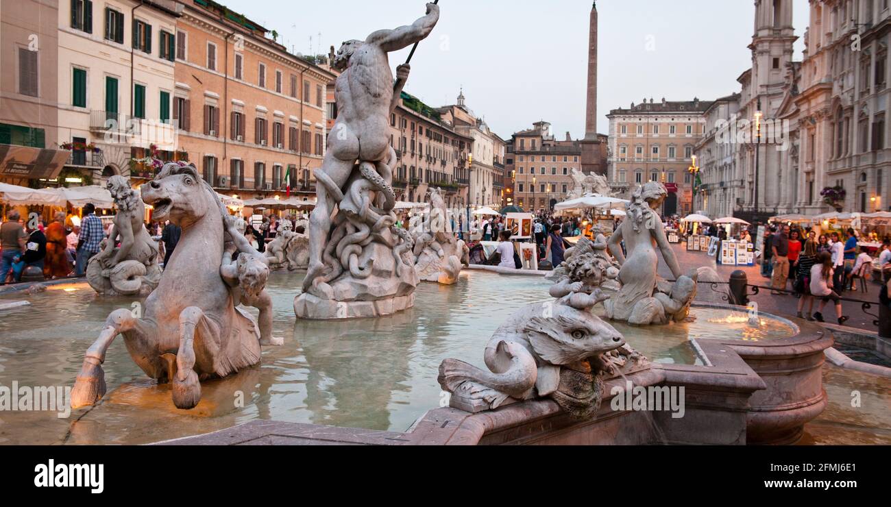 Piazza Navona, Rome Stock Photo - Alamy