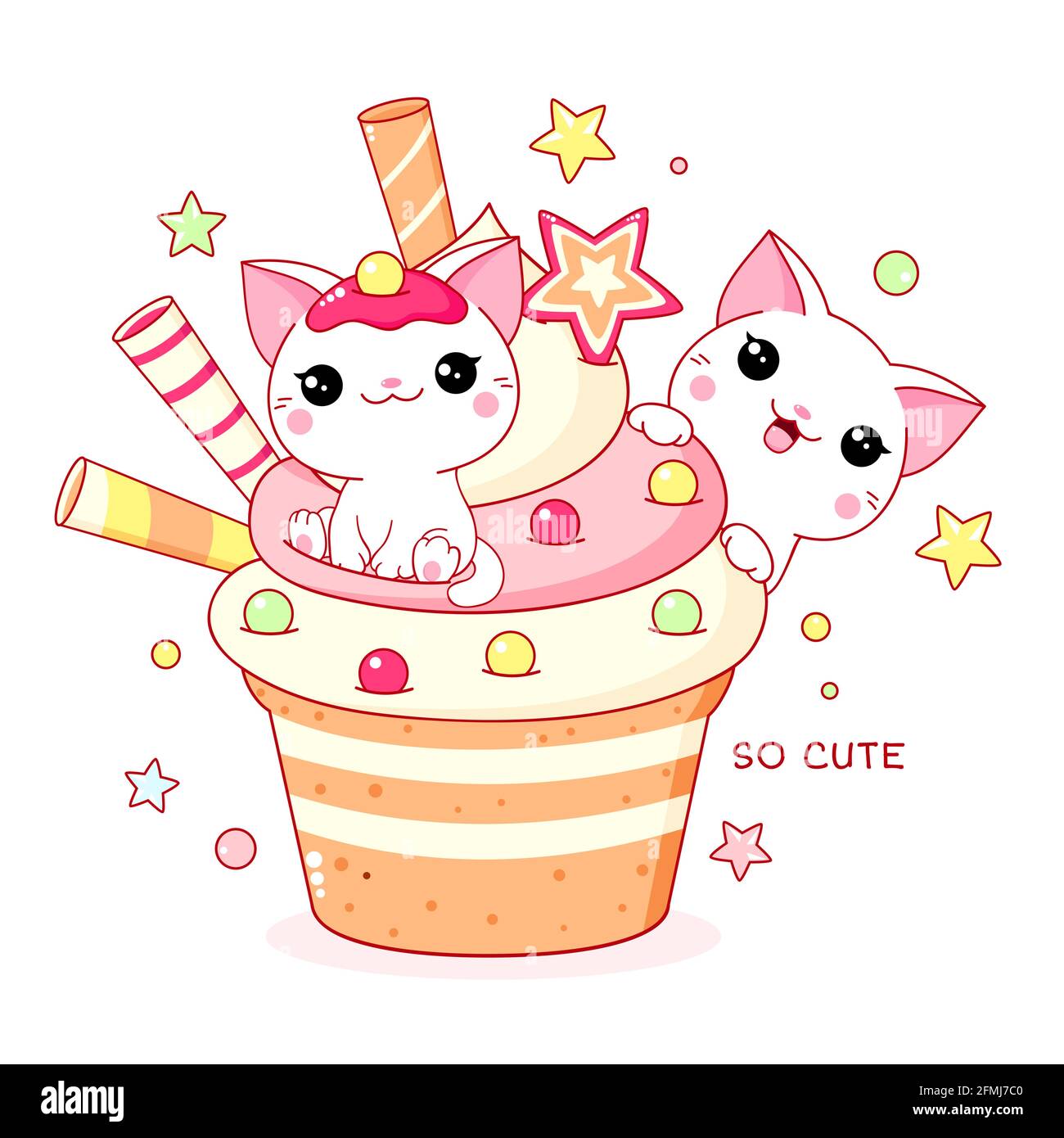 Cats Eating Cupcakes