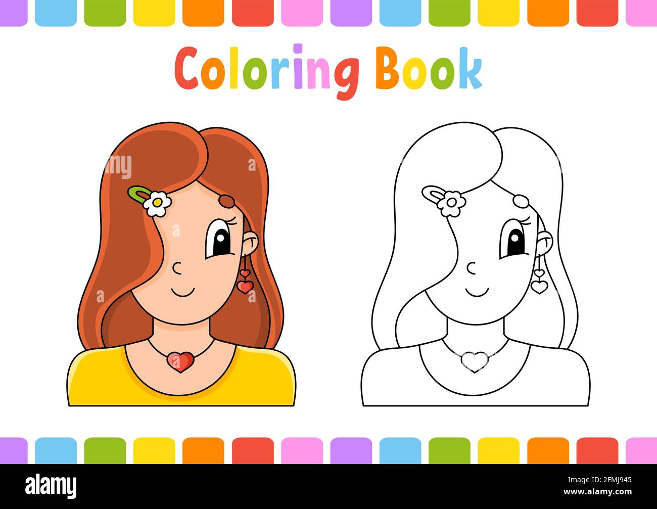 Coloring book for kids. Cartoon character. Vector illustration. Fantasy ...