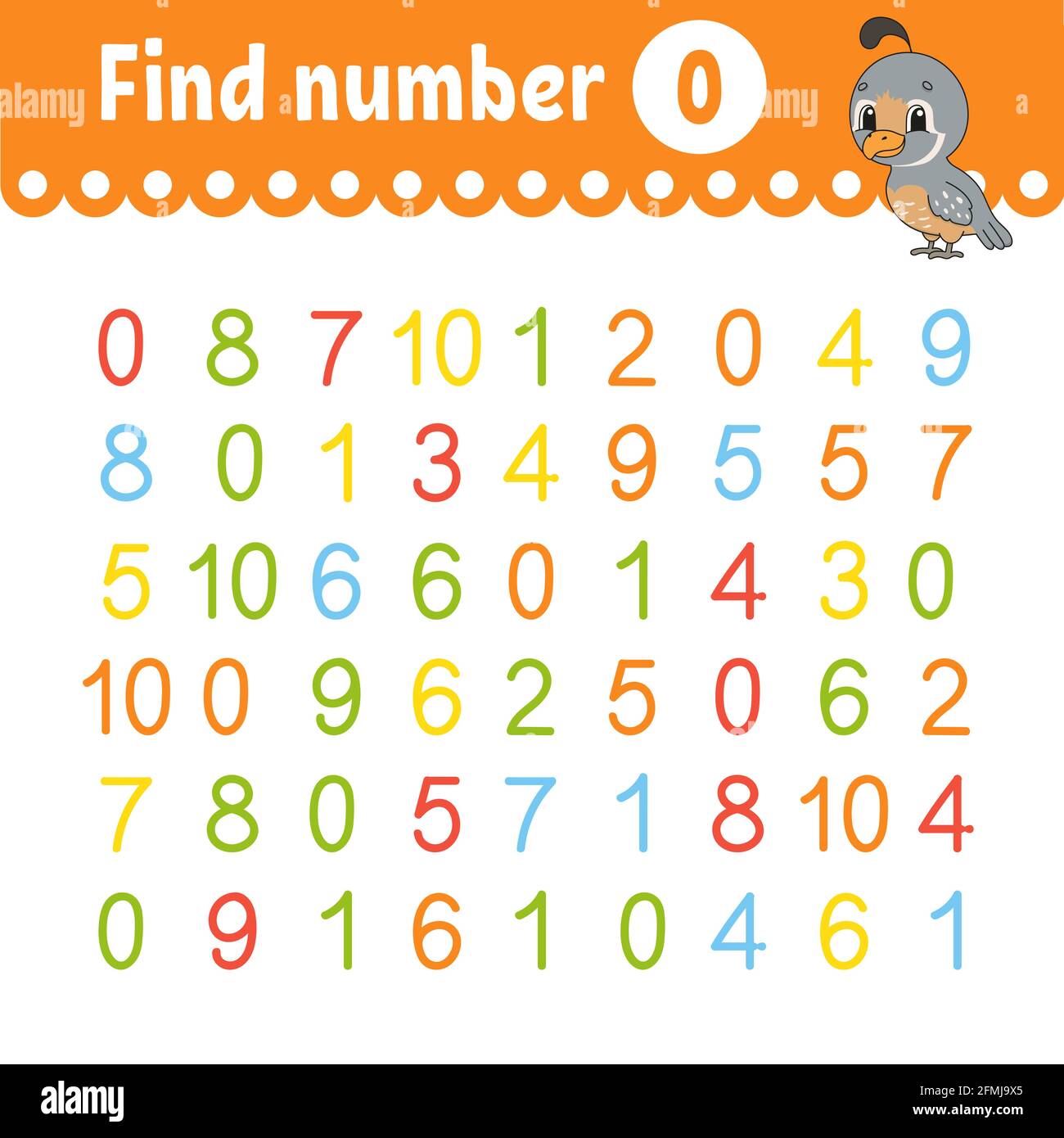 Find number. Education developing worksheet. Activity page with ...