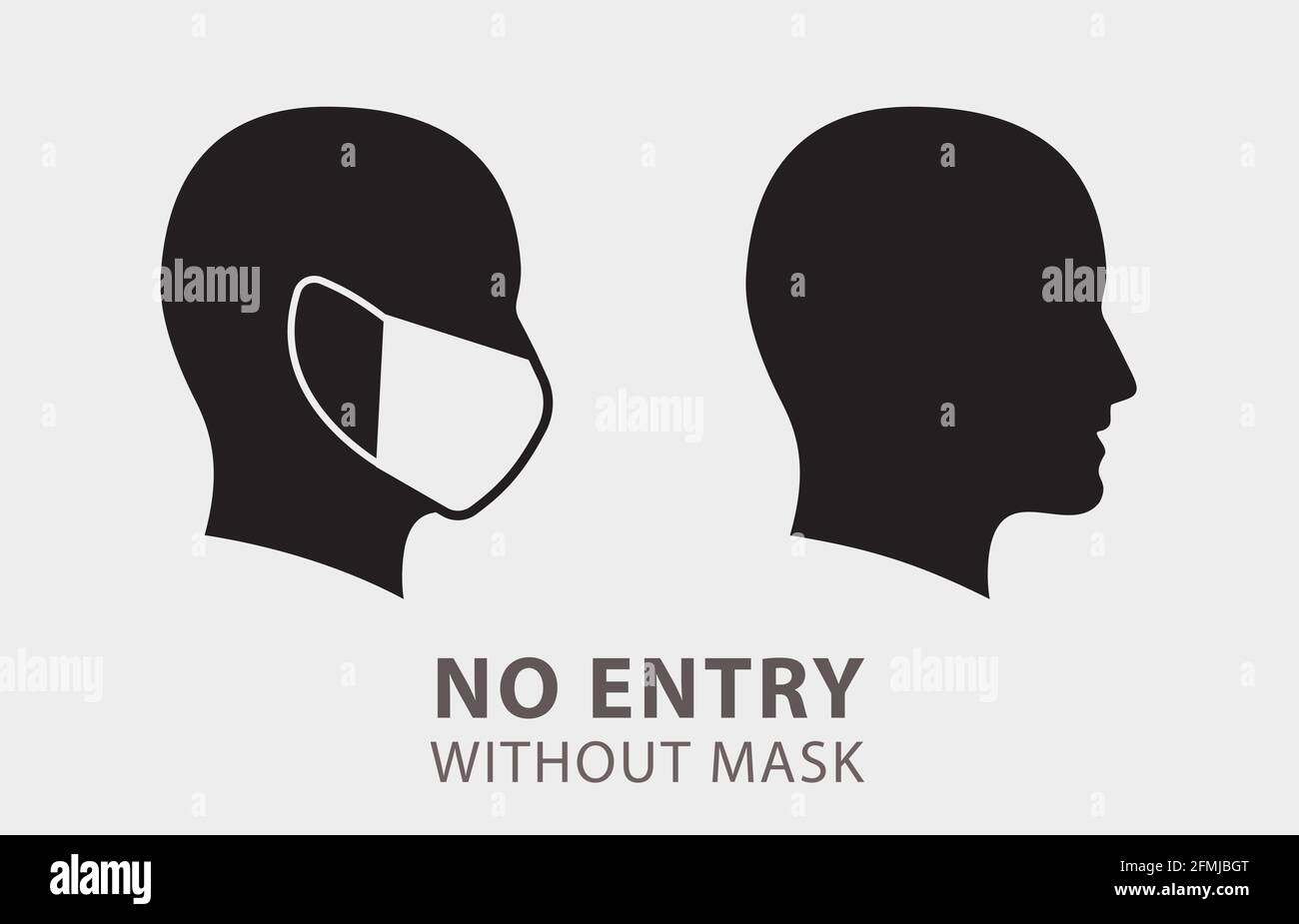 Man silhouette icon. Vector illustration isolated on white. Stock Vector