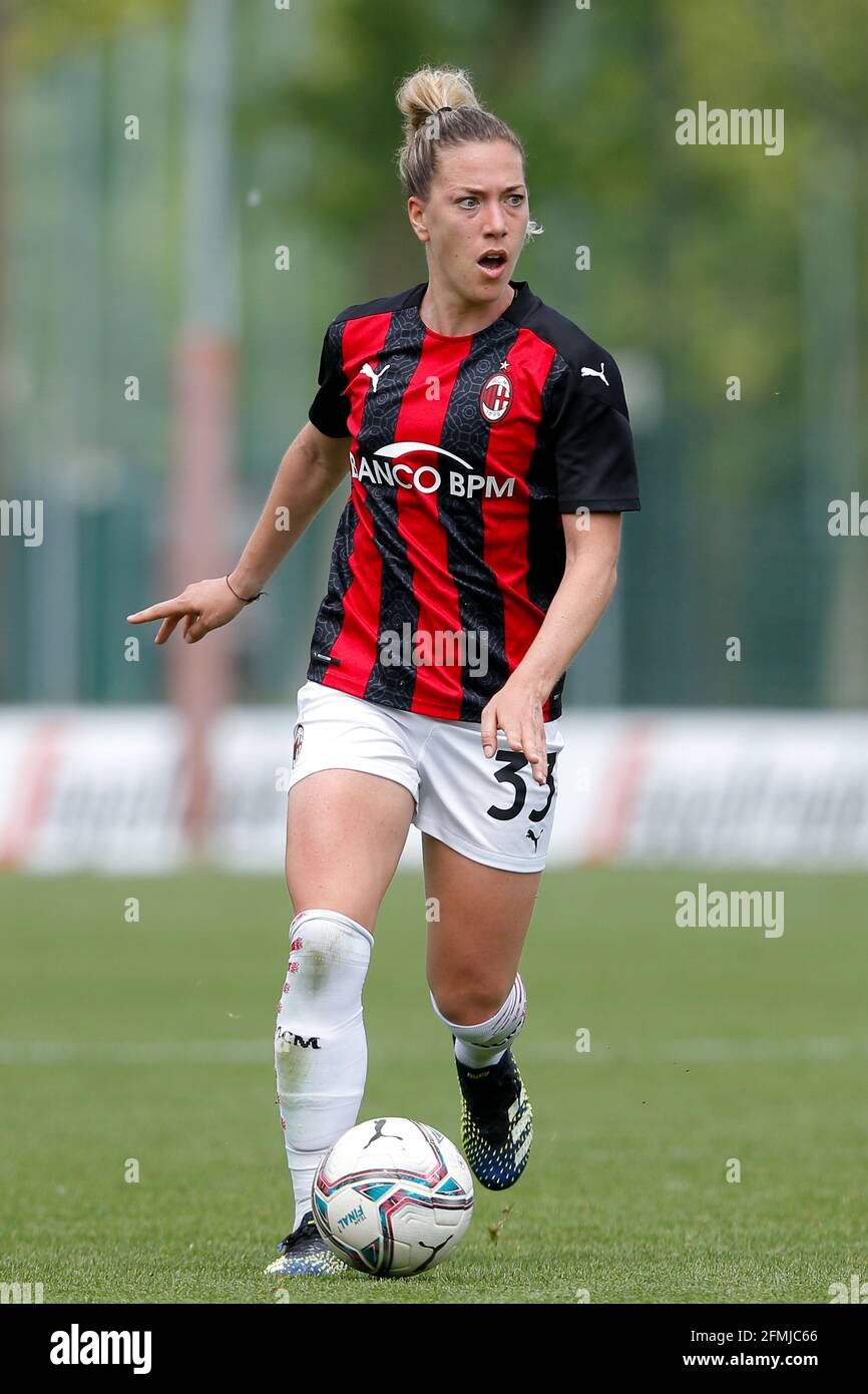 Veronica Boquete (AC Milan) and Sara Baldi (ACF Fiorentina Femminile)  during AC Milan vs ACF Fiorentina fem - Photo .LiveMedia/Francesco  Scaccianoce Stock Photo - Alamy