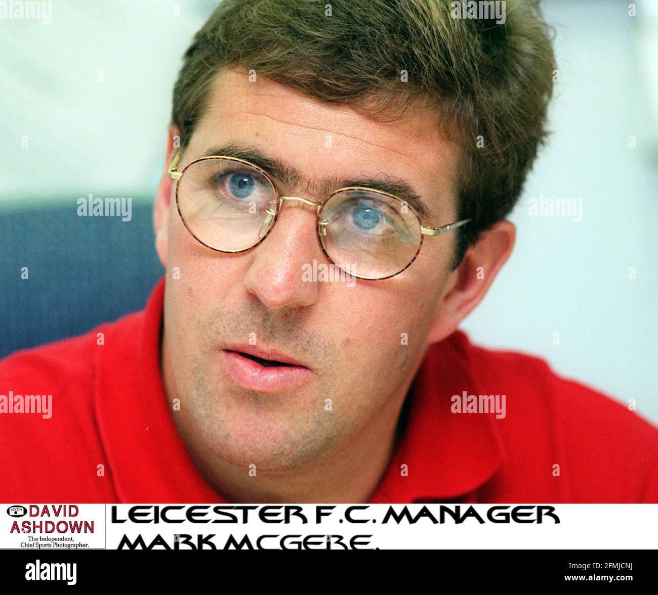 Mark Mcghee Football manager of Leicester FC Stock Photo