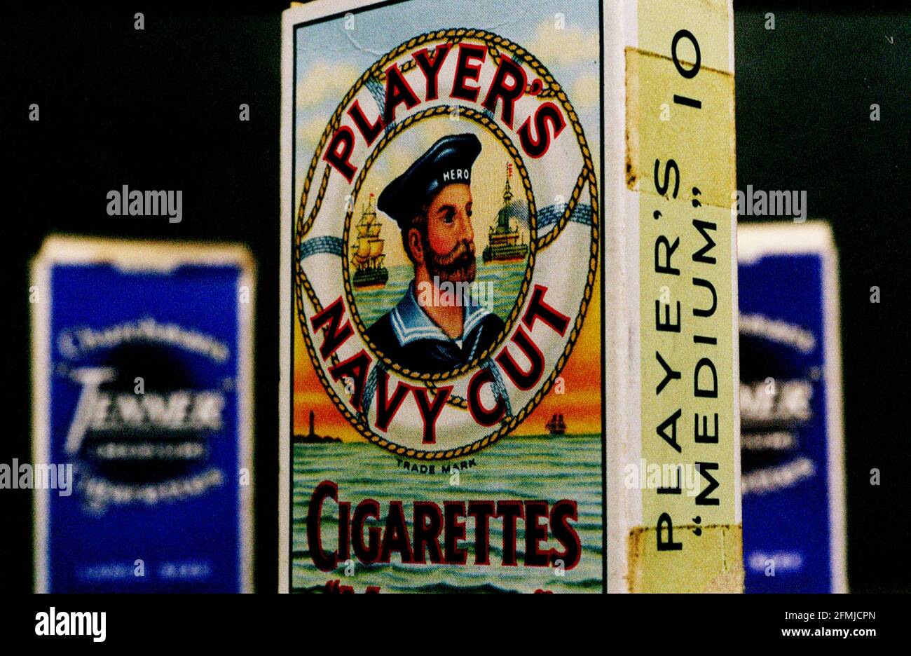 Packet of Players Cigarettes Stock Photo