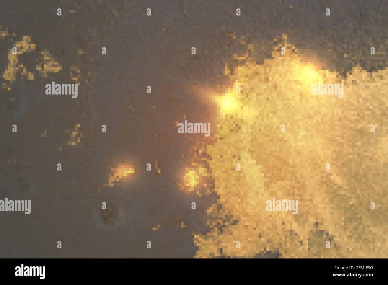 Abstract smoke grey and gold marble pattern with sparkles. Vector background in alcohol ink technique. Modern paint with glitter. Template for banner, Stock Vector
