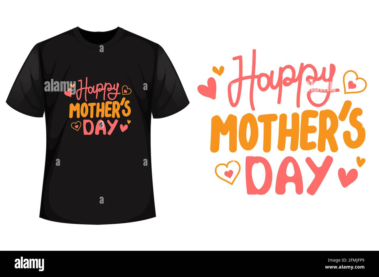 happy mother's day t-shirt design international mother's day vector design Stock Photo
