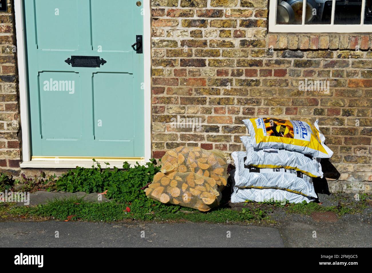 Fuel delivered to a house, England UK Stock Photo Alamy