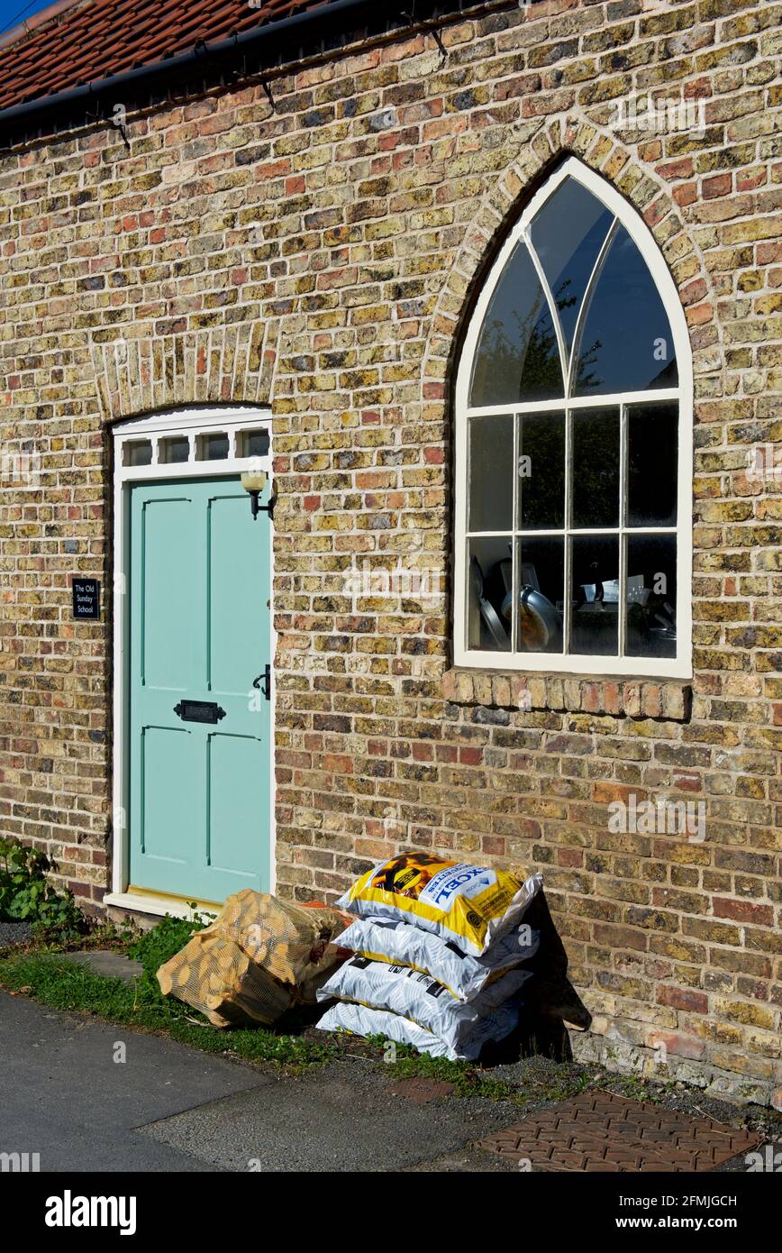 Fuel delivered to a house, England UK Stock Photo