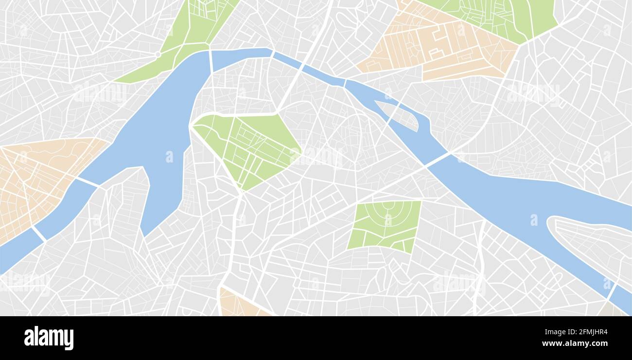 Vector illustration city map. Scheme of roads Stock Vector Image & Art ...