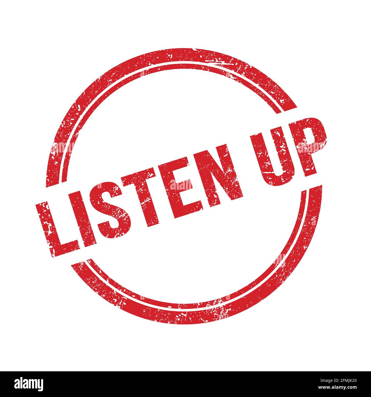 Listen up stamp hi-res stock photography and images - Alamy
