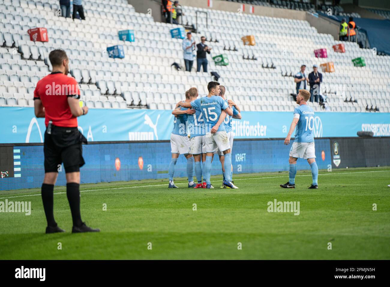 Malmo Sweden 9th May 2021 Soren Rieks 5 Of Malmo Ff Scores And Celebrates During The Allsvenskan Match Between Malmo Ff And Varbergs Bois At Eleda Stadion In Malmo Sweden Photo Credit