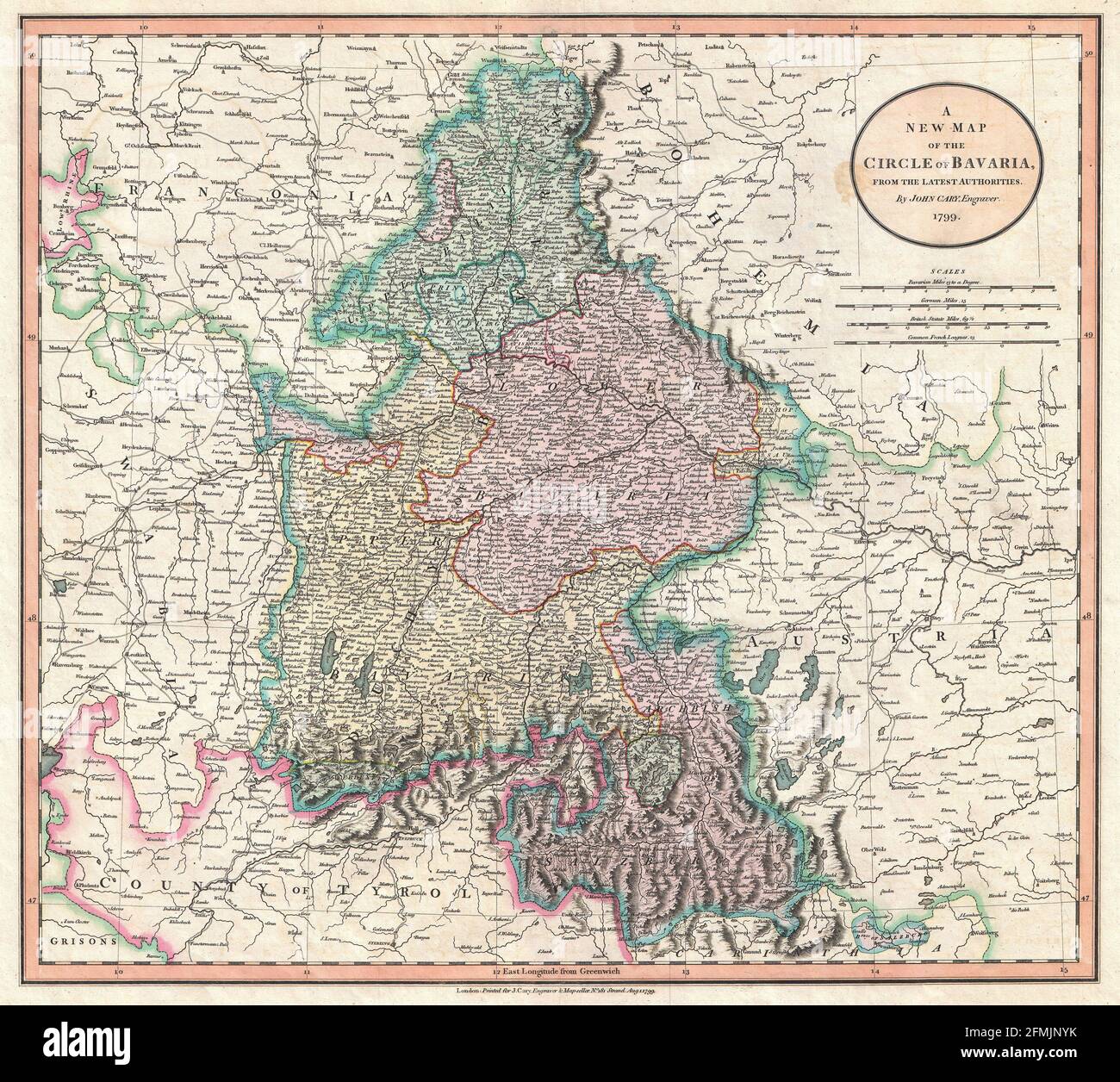 Historical map of bavaria hires stock photography and images Alamy