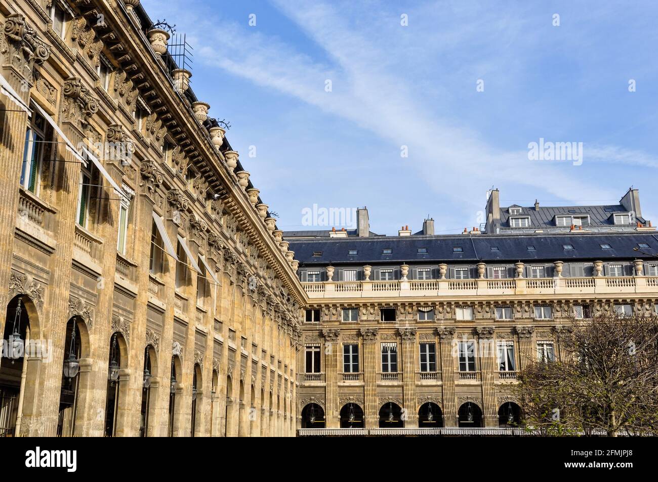 The Palais-Royal in Paris, France Stock Photo
