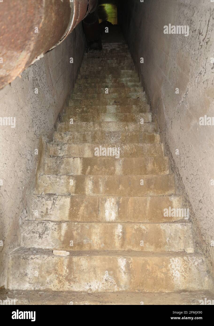 Staircase in jersey war tunnels hi-res stock photography and images - Alamy