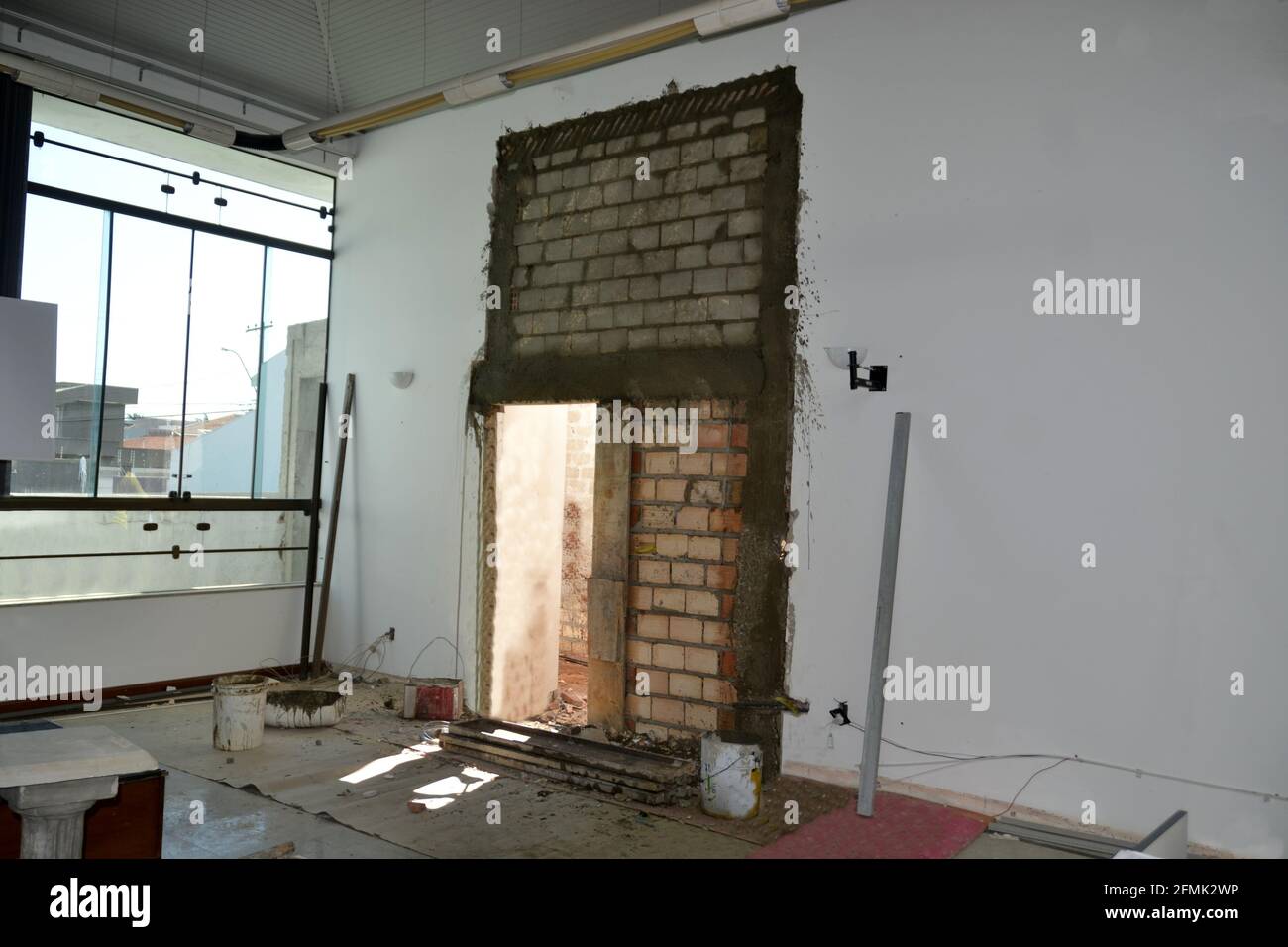 Picture of Renovation of space in a company lounge with the placement of an ...