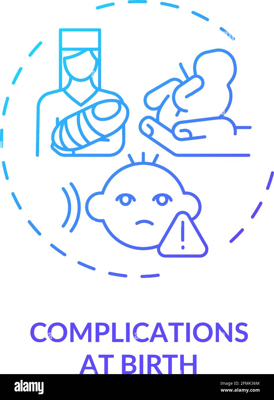 Complications birth Stock Vector Images Alamy
