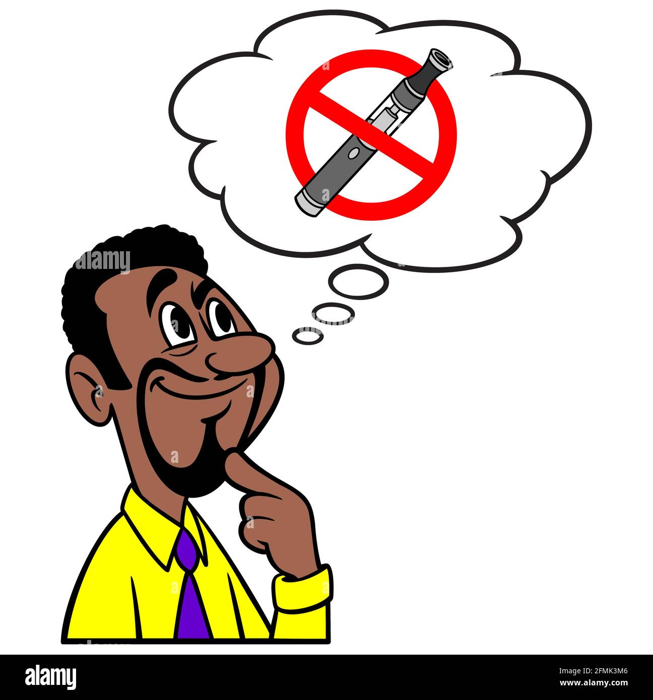 Man smoking cigarette cartoon illustration hi-res stock photography and  images - Alamy