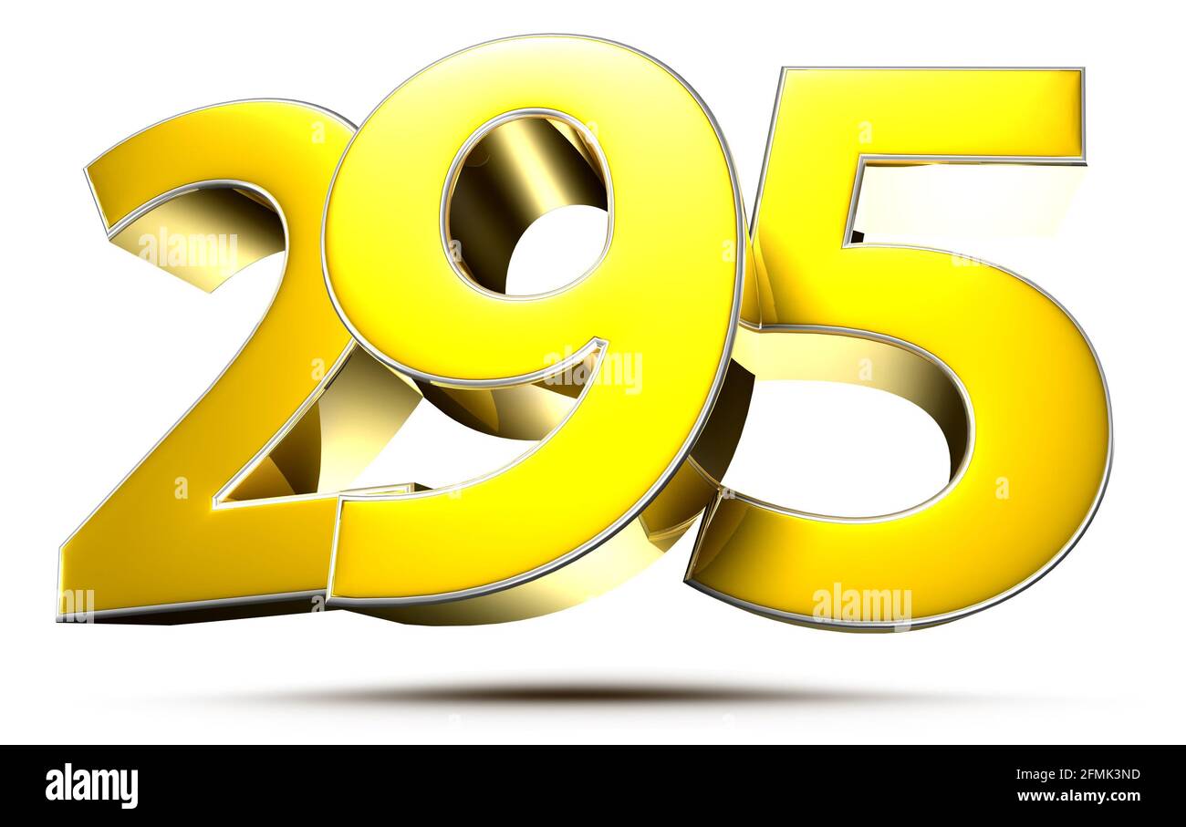 3d number 295 hi-res stock photography and images - Alamy