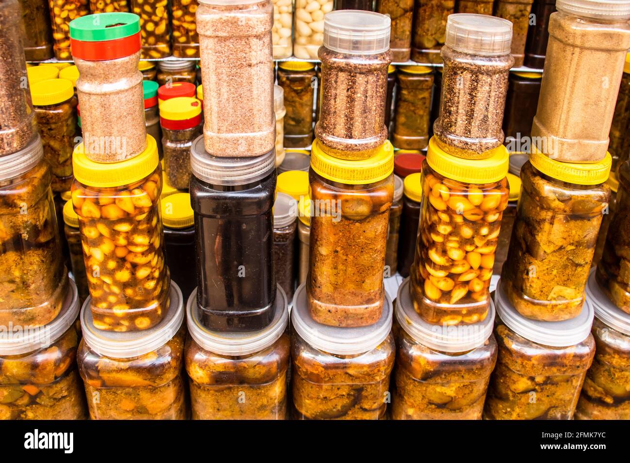 Picles Display The display of pickles shop in the market, I captured this image from ...