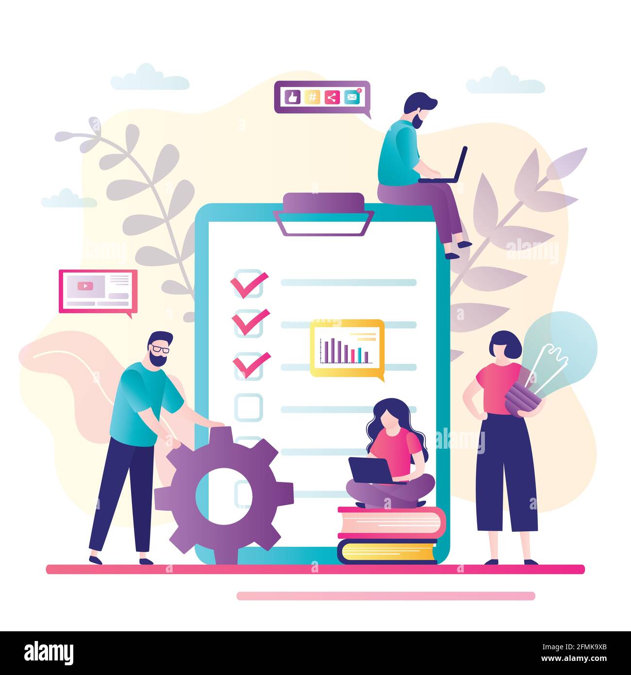 Teamwork, brainstorming concept. New project,office work. Job planner