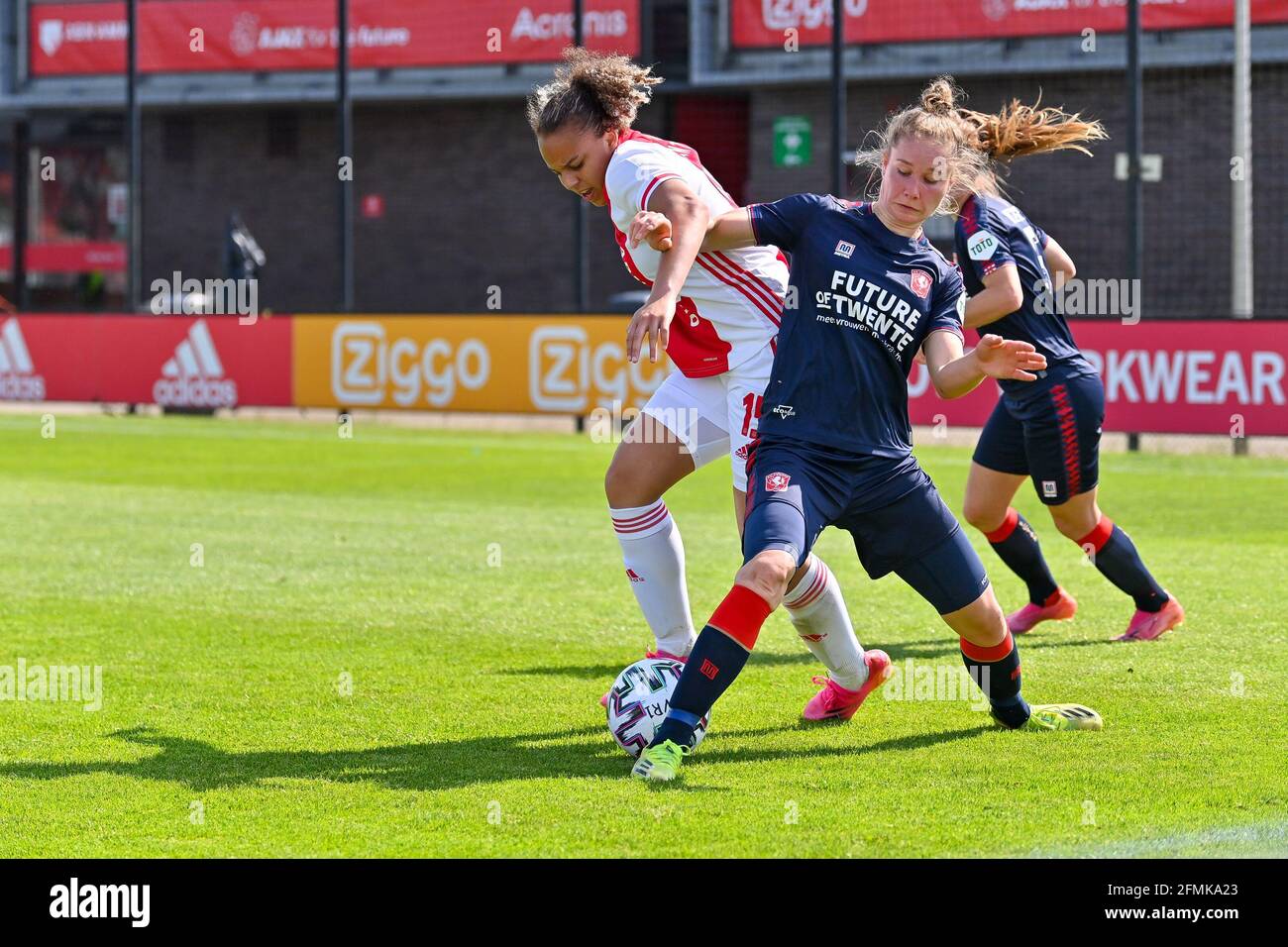 Amsterdam Netherlands May 9 Chasity Grant Of Ajax Sisca Folkertsma Of Fc Twente During The Play Offs Eredivisie Women Match Between Afc Ajax And Stock Photo Alamy [ 956 x 1300 Pixel ]