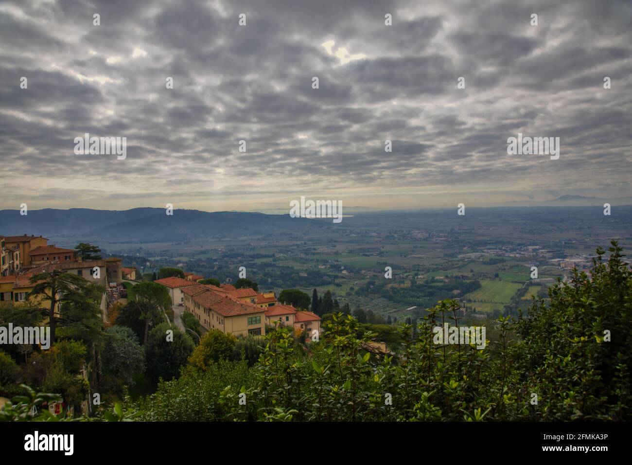 Umbrian from Above Stock Photo