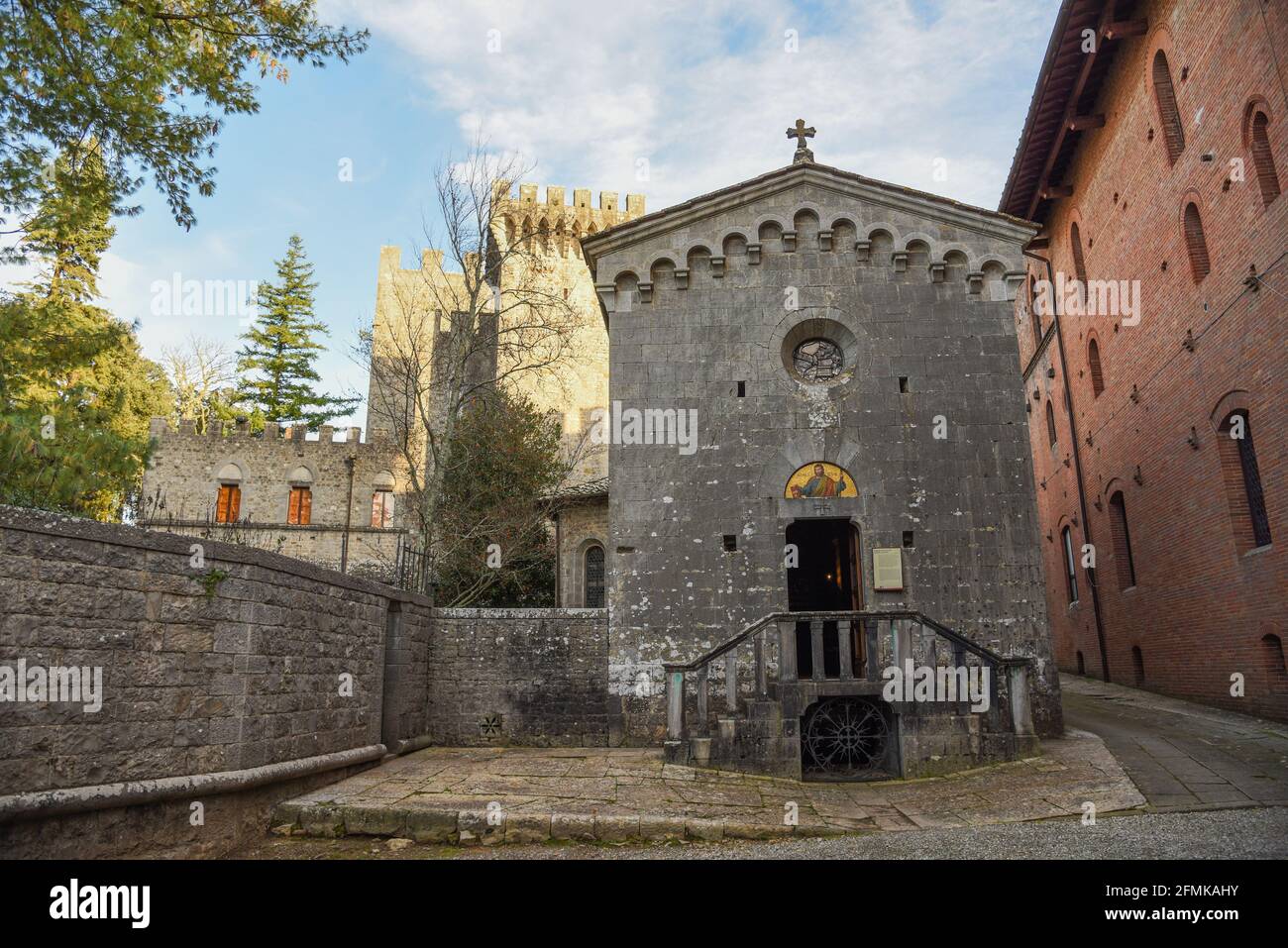 La Cappella del Castello di Brolio in Chianti Stock Photo