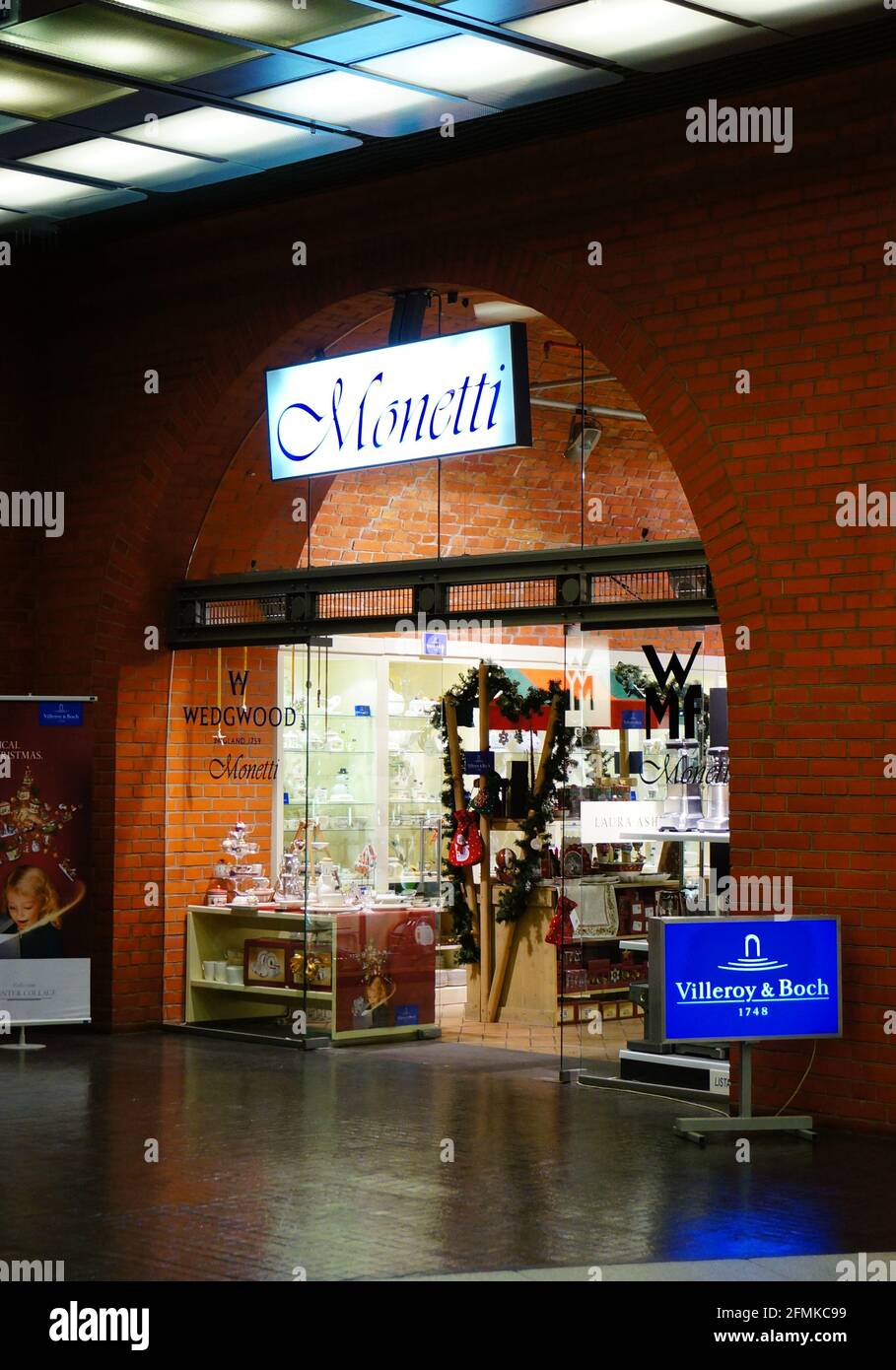 POZNAN, POLAND - Aug 19, 2015: POZNANShop with exclusive home utensil in the Stary Browar shopping mall Stock Photo