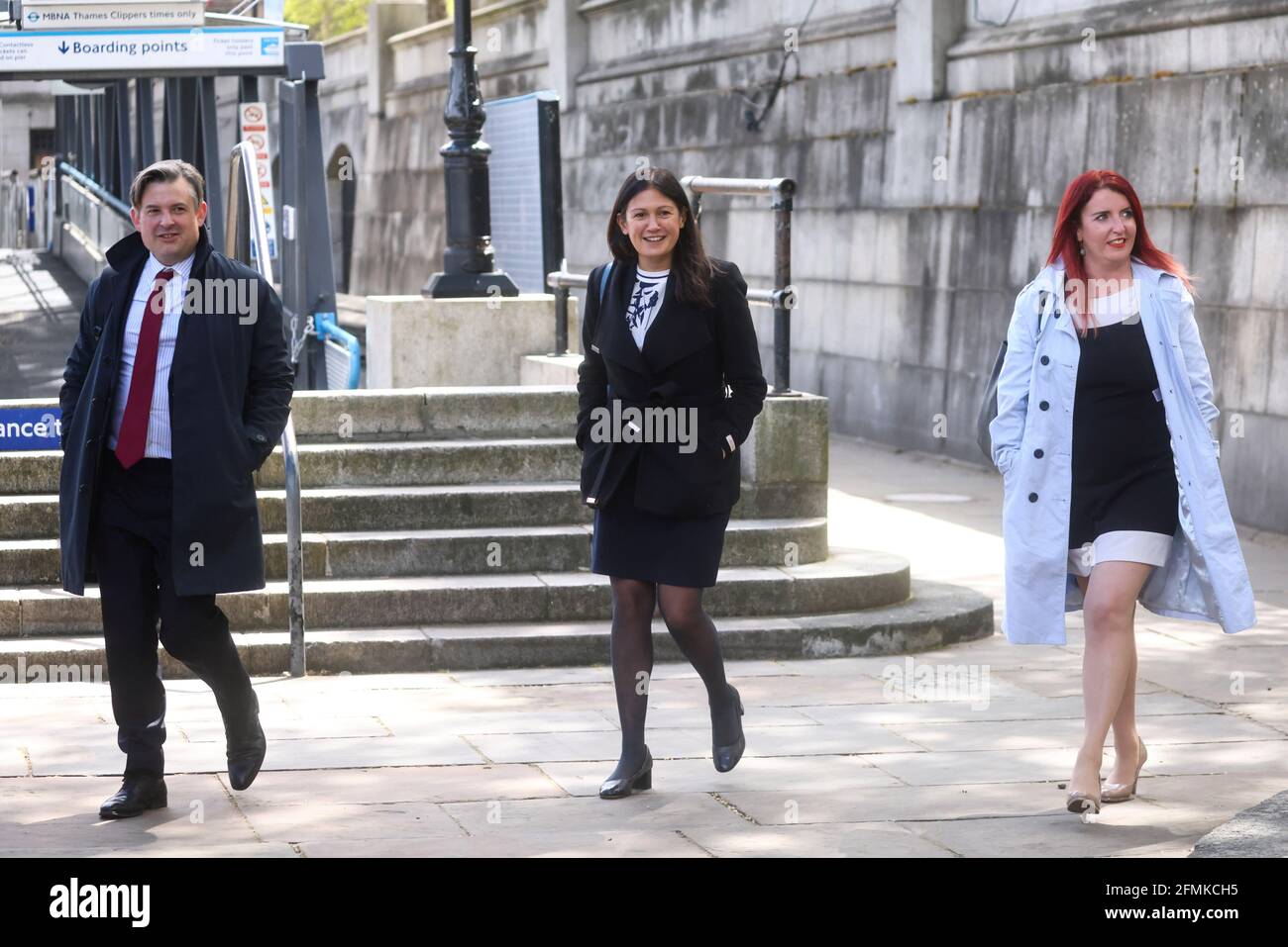 Britain S Labour Party S Jonathan Ashworth Lisa Nandy And Shadow Secretary Of State For Northern Ireland Louise Haigh Walk Through Westminster In London Britain May 10 21 Reuters Henry Nicholls Stock Photo Alamy