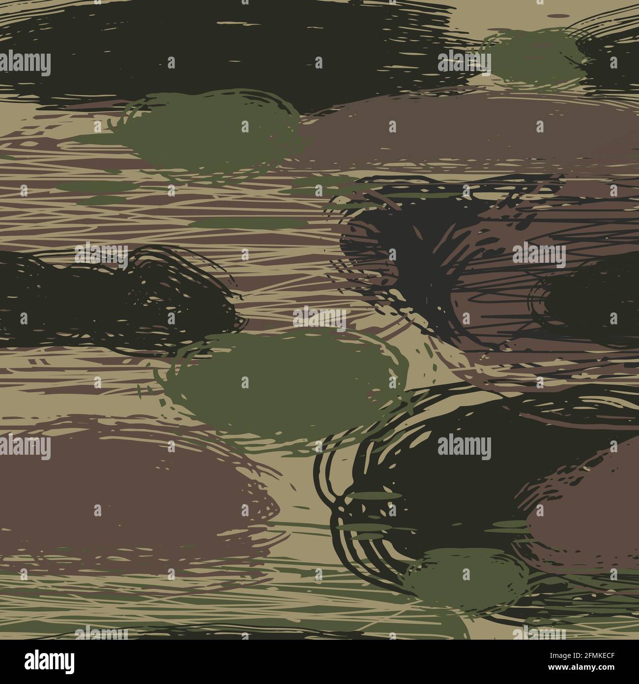 Seamless Brush Stroke Camouflage Pattern Stock Vector Image & Art - Alamy