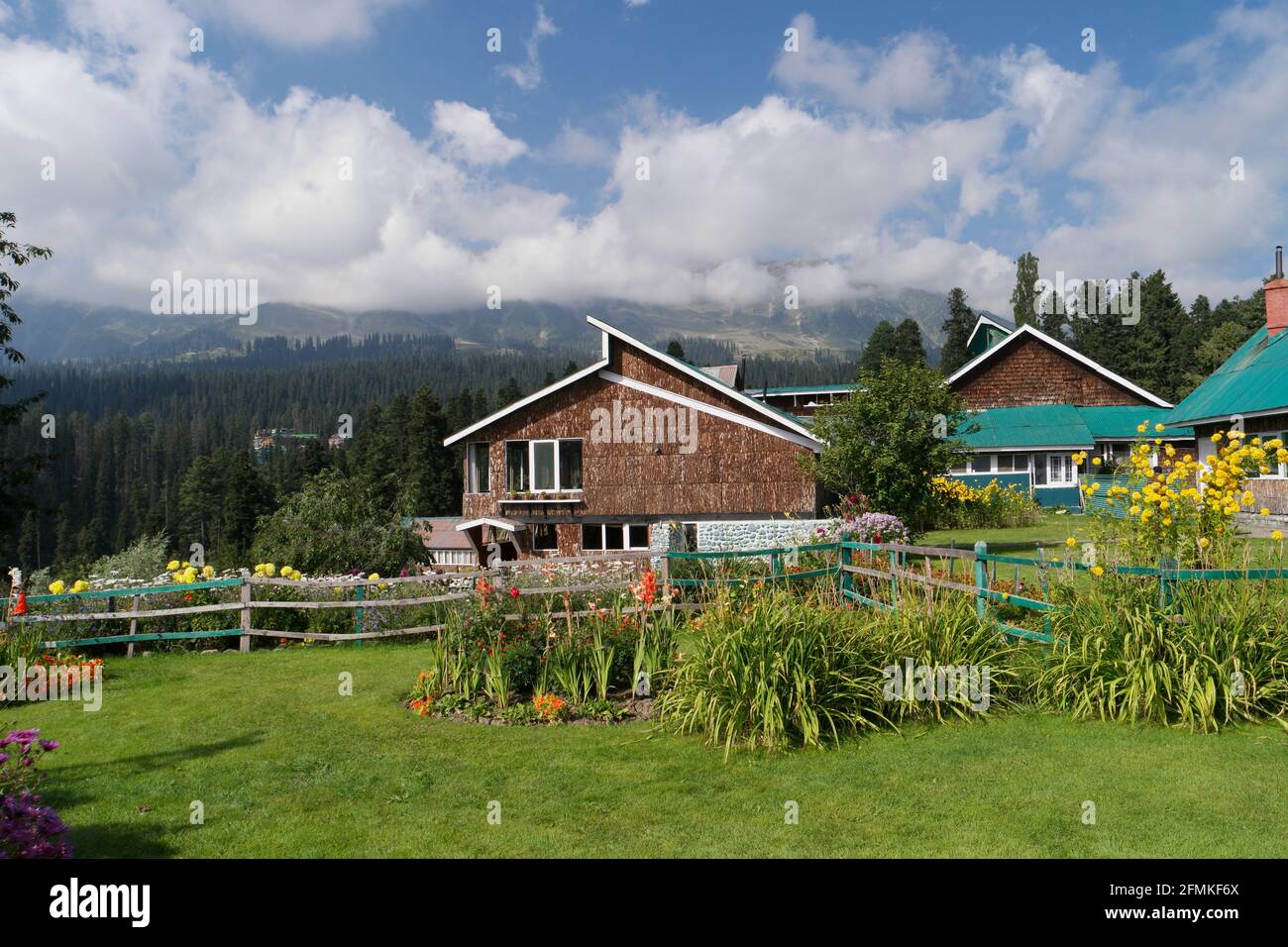 Gulmarg hill station in Kashmir, India Stock Photo - Alamy